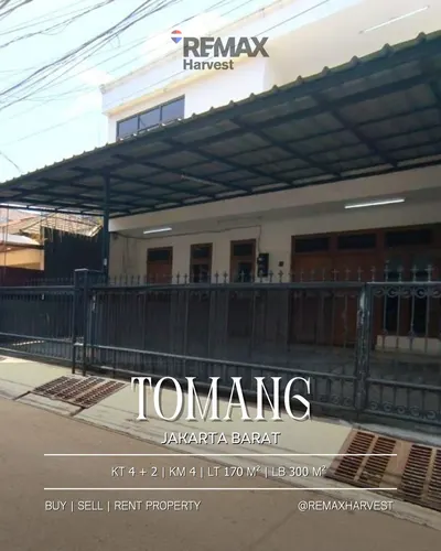 Rumah Town House Tomang Jakarta Barat