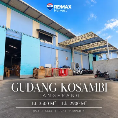 Gudang 2 Gandeng di Pergudangan Kosambi
